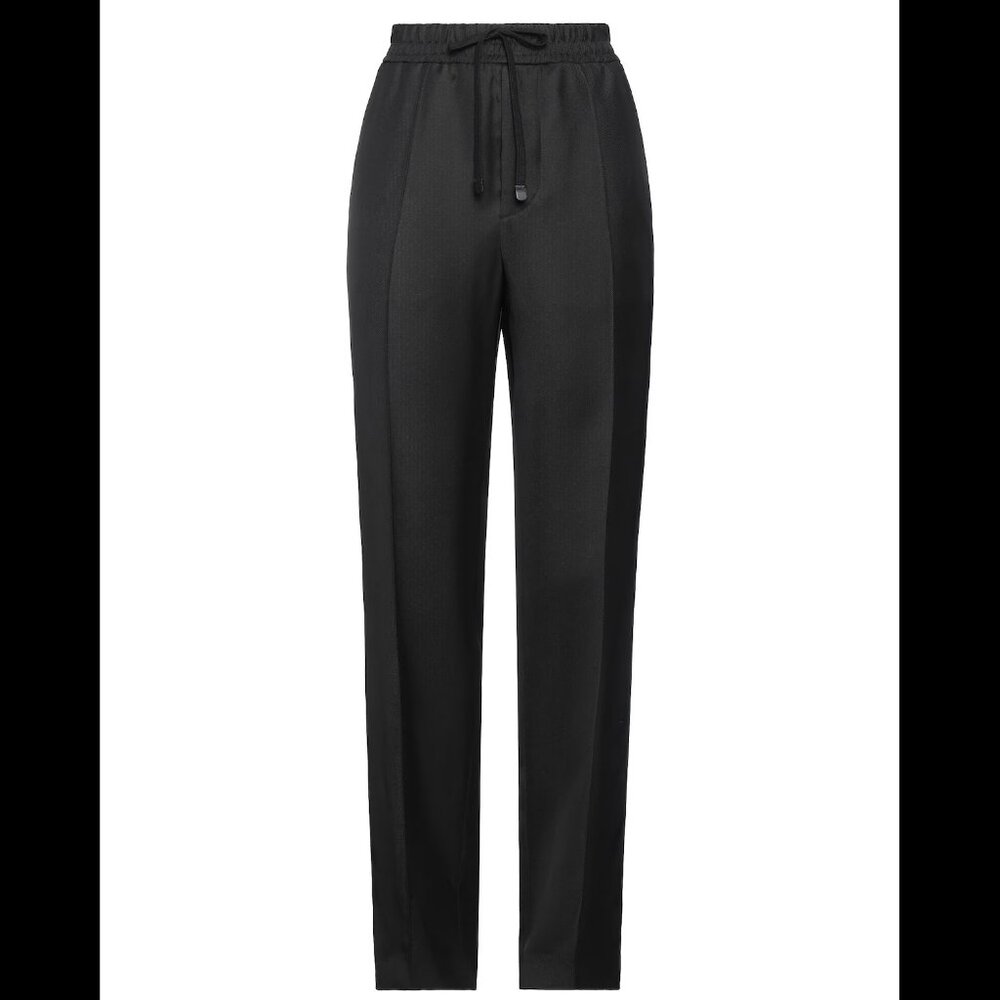 TOM FORD Tailored Viscose & Silk Twill Pants BLACK IT 40 US 4